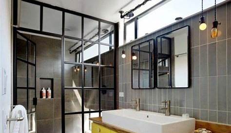 Créative et originale salle de bain au design industriel