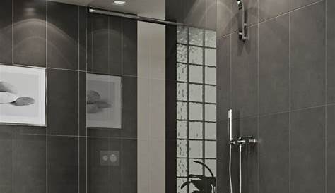 Idée décoration Salle de bain salle de bain grise avec