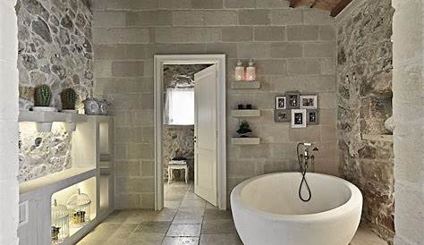 Salle de bain en pierre naturelle 55 idées modernes et