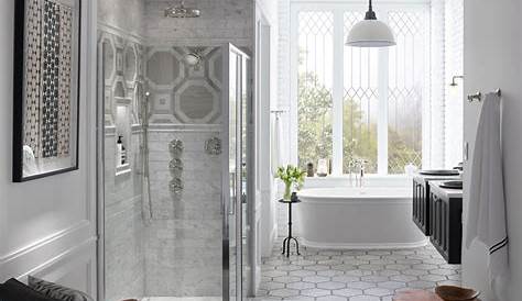 Salle de bain avec douche vitrée in 2020 Design, Bathtub