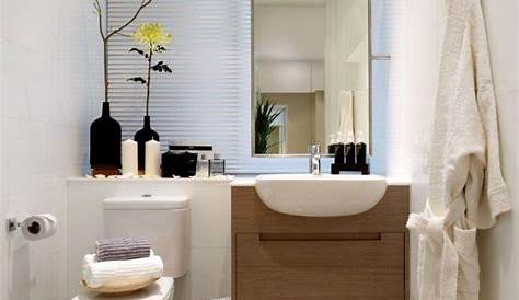 Idée décoration Salle de bain wc avec placards en bois