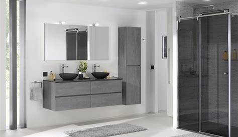 promotion X2O Meubles salle de bains edge béton gris