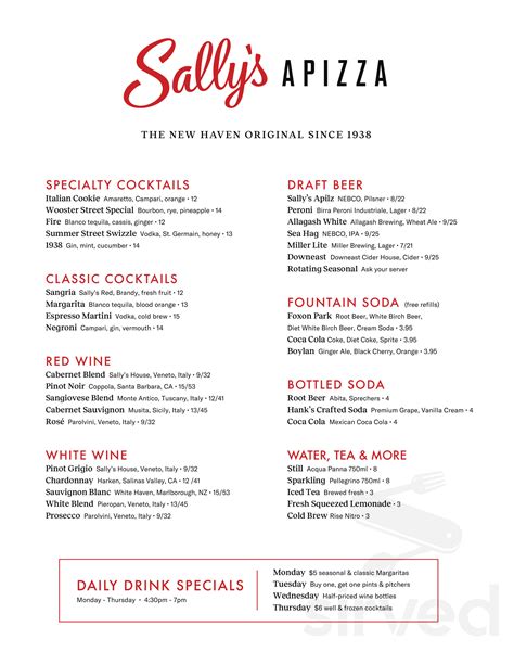 Discover Sally's Apizza的秘密菜单：意式美味等你探索