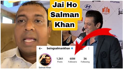 salman khan 66 million followers on instagram