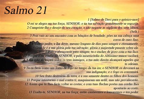 salmo 21 de la biblia