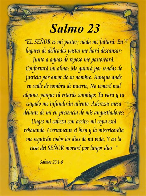 salmo 23 de la biblia