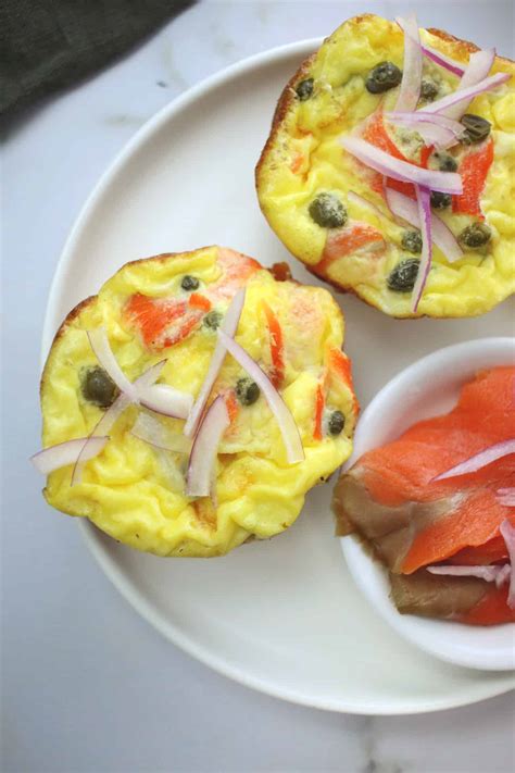 Salmon And Egg Muffins