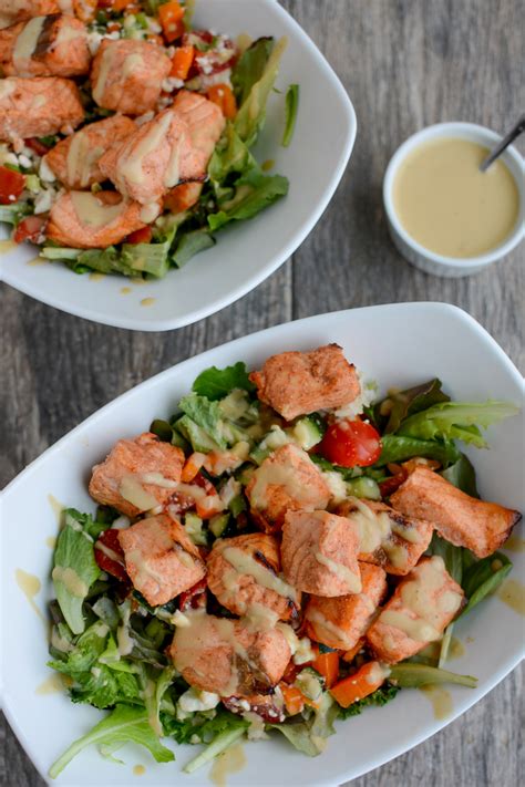 Salmon Bites Salad