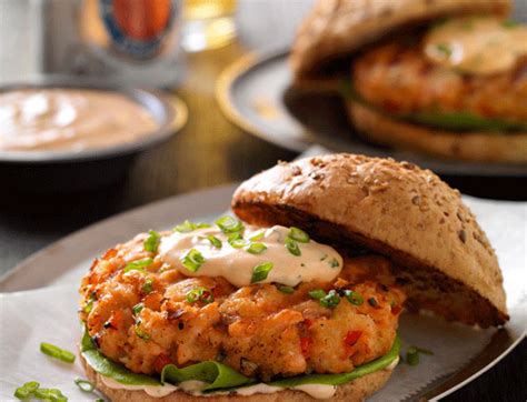 Salmon Burger Mayo