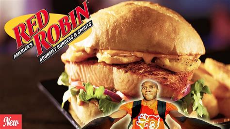 Salmon Burger Red Robin