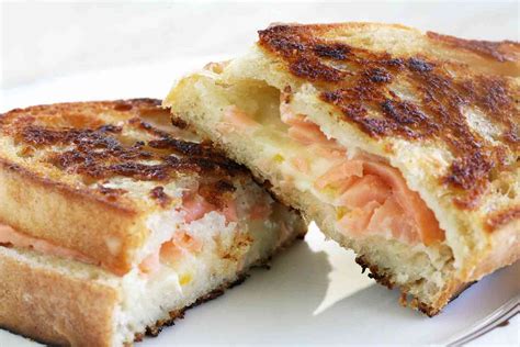 Salmon Grilled Cheese