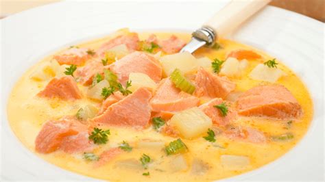 Salmon Halibut Chowder