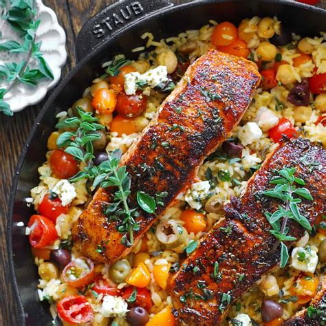 Salmon Mediterranean Dinner