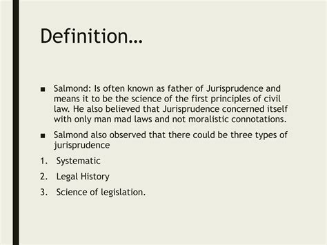 Salmond Definition Of Interpretation