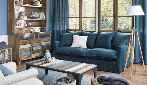 12 superbes idées déco avec un canapé bleu dans le salon