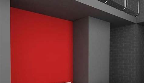 casa rojo inspiración de diseño de interiores
