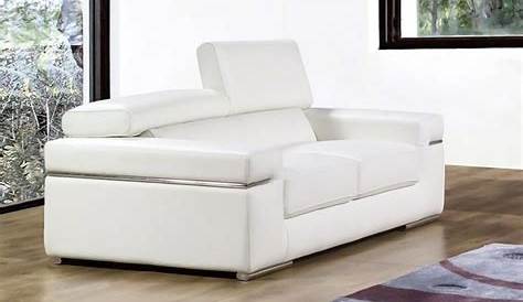 Salon cuir blanc Royal Sofa idée de canapé et meuble