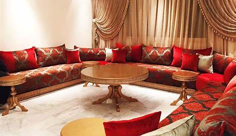 Salon Marocain Rouge Brique 2017 Moroccan Living Room, Living