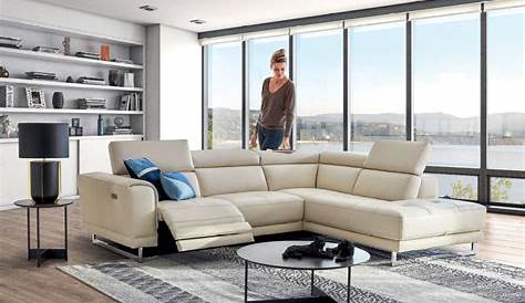 Grand canapé d'angle moderne SERLAS XL V2 Idee deco