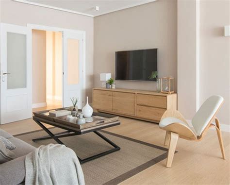 Salon Con Muebles Marrones