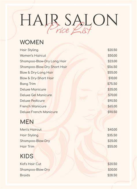 Placentia » Mimi's Beauty Salon price list, Nail salon prices, Skin