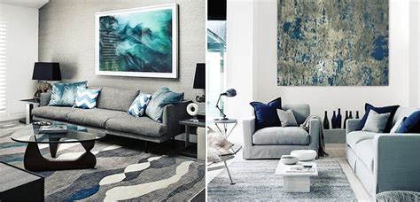 Salones Grises Y Azules