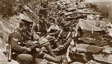 British troops in Salonika during WW1 Stock Photo, Royalty