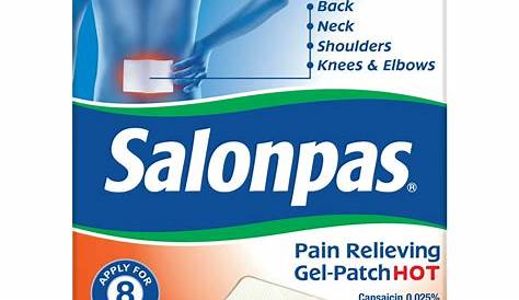 Salonpas Gel Patch Review SALONPAS, Pain Relieving Hot X 6 Pieces