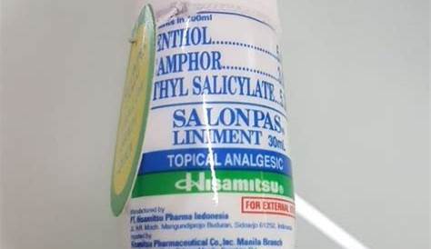 SALONPAS LINIMENT 30mL Shopee Philippines