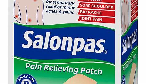 Salonpas Patches Cvs Couopn Makes Pain Relief 2.59