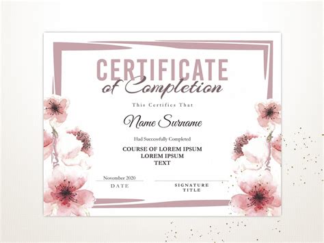 Pin on certificates
