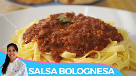 Salsa Bolognesa Ingles