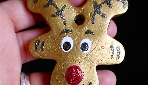 Salt Dough Christmas Ornaments Reindeer