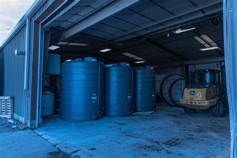 salt brine storage tanks