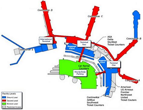 salt lake city airport terminal map delta