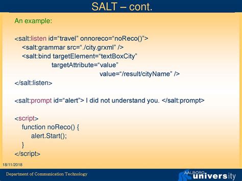 Salt Script Example