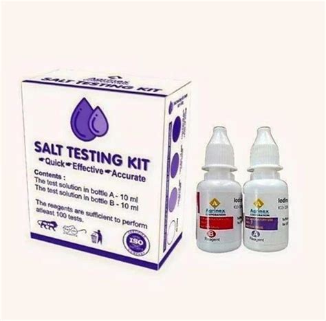 Salt Testing Kit Uses