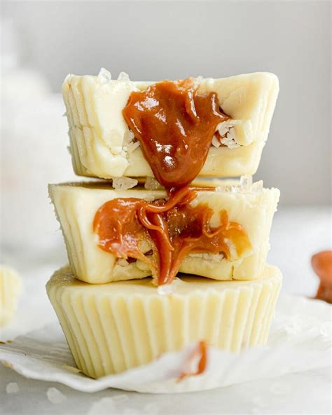salted caramel and white chocolate