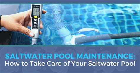 saltwater pool maintenance