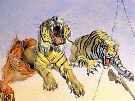 salvador dali tiger painting meaning