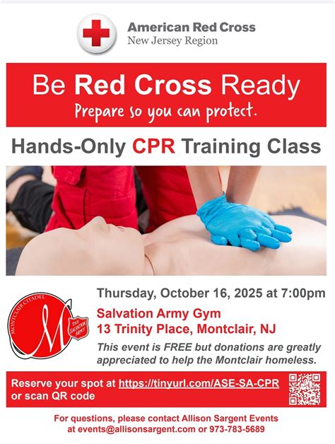 salvation army cpr classes