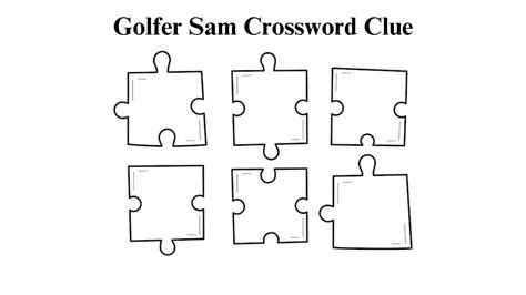 sam of golf fame crossword clue