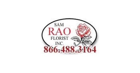 Sam Rao Florist Promo Code