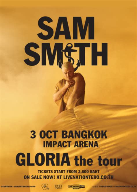 sam smith bangkok ticket
