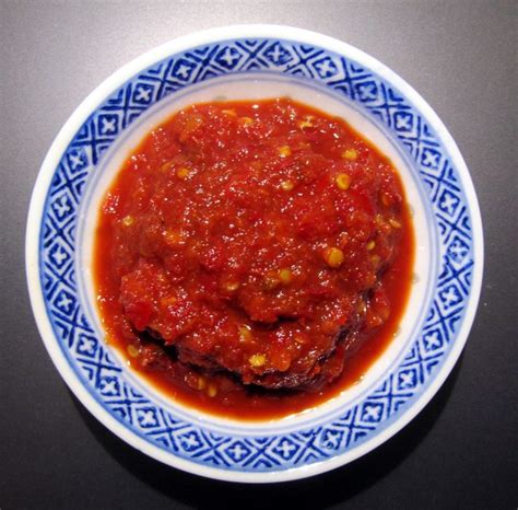sambal in t engels