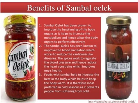 sambal oelek benefits