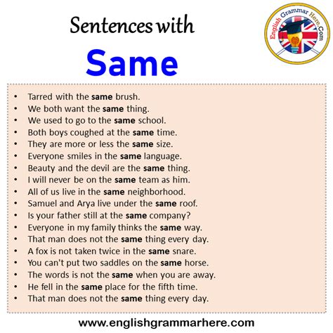 same to same in english