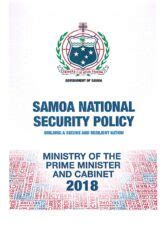 samoa national security policy