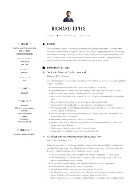 Architect Resume Example & Writing Tips for 2021