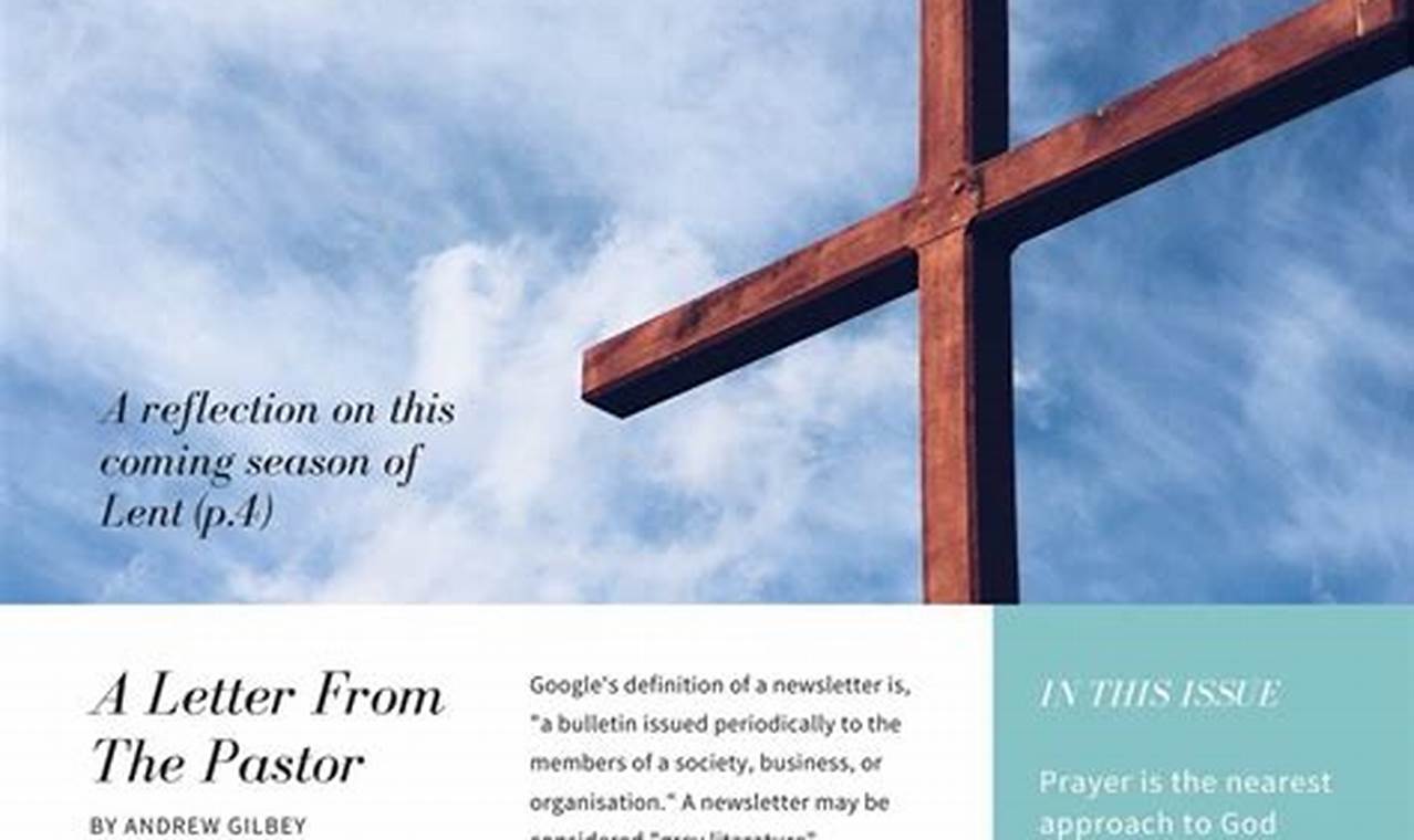 Design an Impressive Church Newsletter that Connects